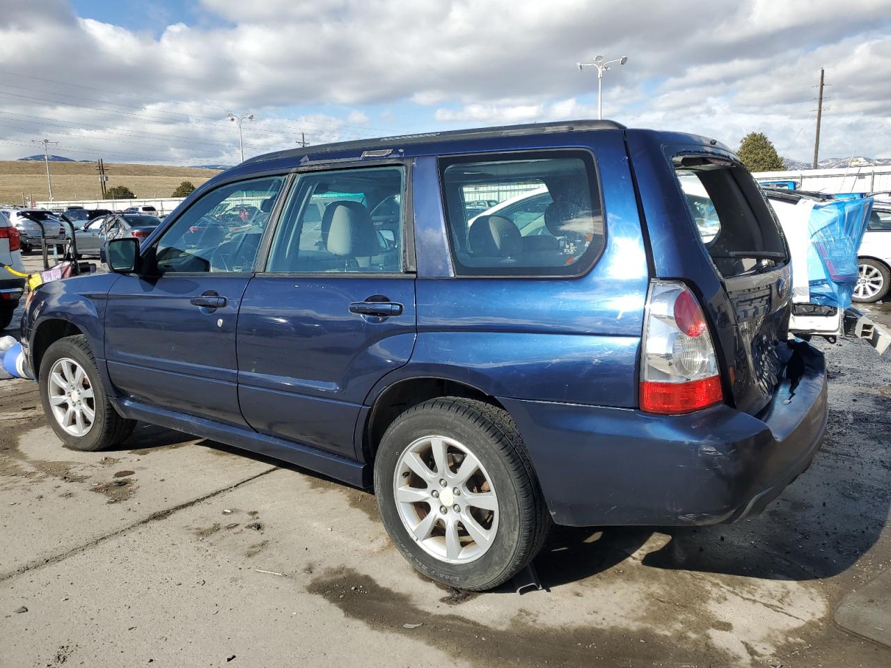 2006 Subaru Forester VIN JF1SG65686H722627 Copart auction photo, rear end / hail damage thumbnail 2