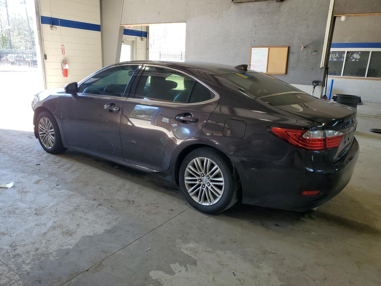 2015 Lexus ES VIN JTHBK1GG1F2182492 Copart auction photo, front end / side damage thumbnail 2