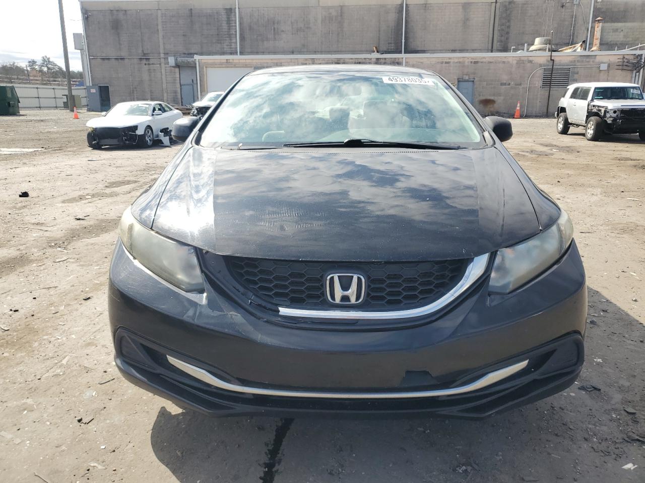 2013 Honda Civic VIN 19XFB2E52DE031770 Copart auction photo, side / front end damage thumbnail 5