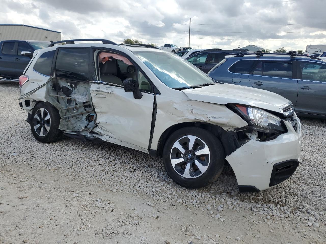 2017 Subaru Forester VIN JF2SJARC4HH423803 Copart auction photo, all over damage thumbnail 4