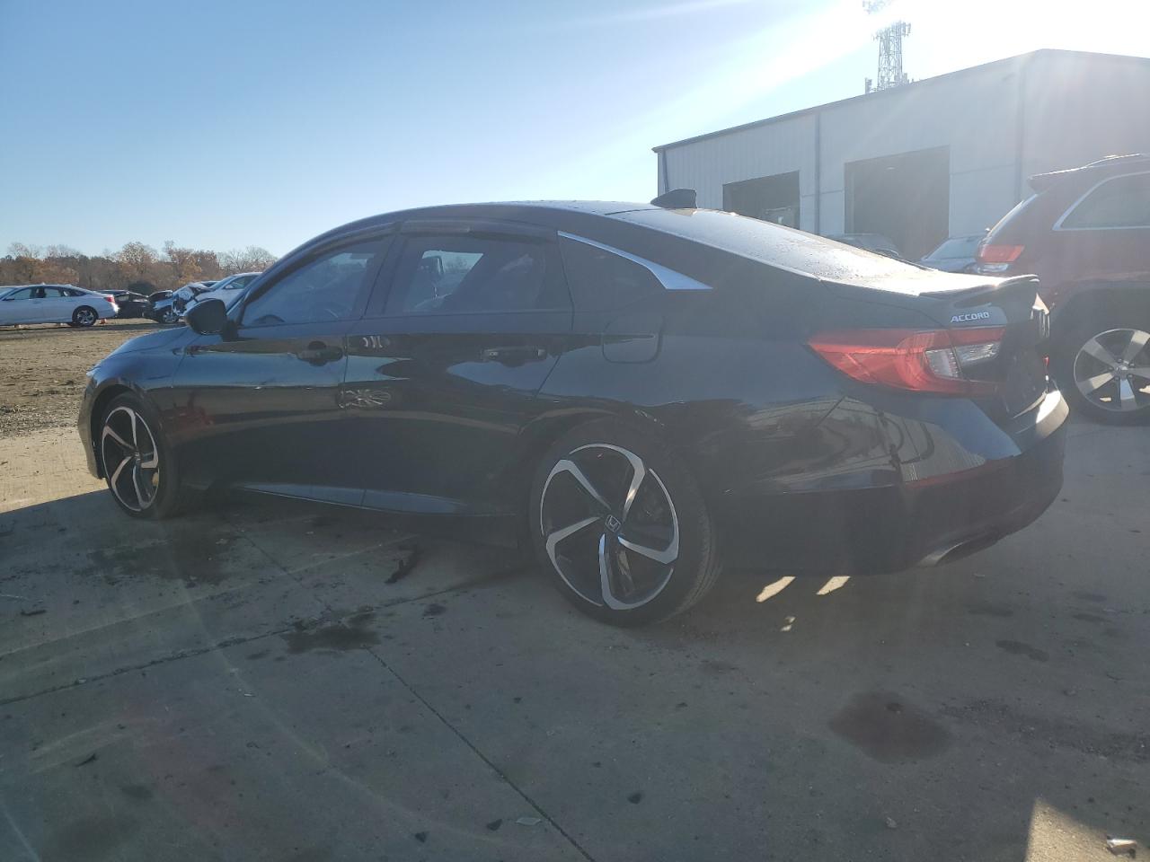 2019 Honda Accord VIN 1HGCV1F31KA096628 Copart auction photo, side damage thumbnail 2