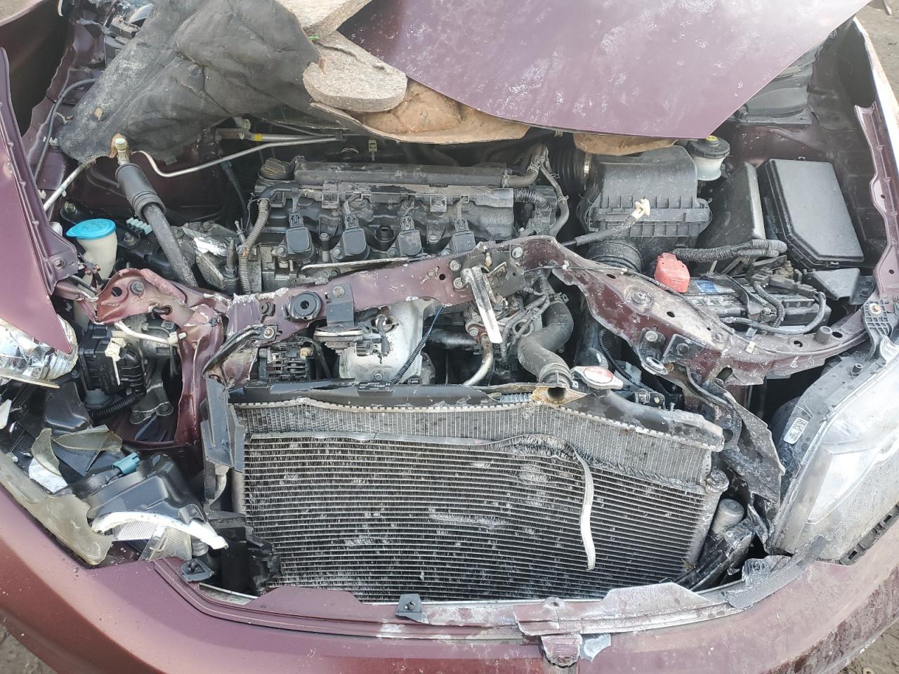 2012 Honda Civic VIN 2HGFB2F56CH553725 Copart auction photo, front end damage thumbnail 11