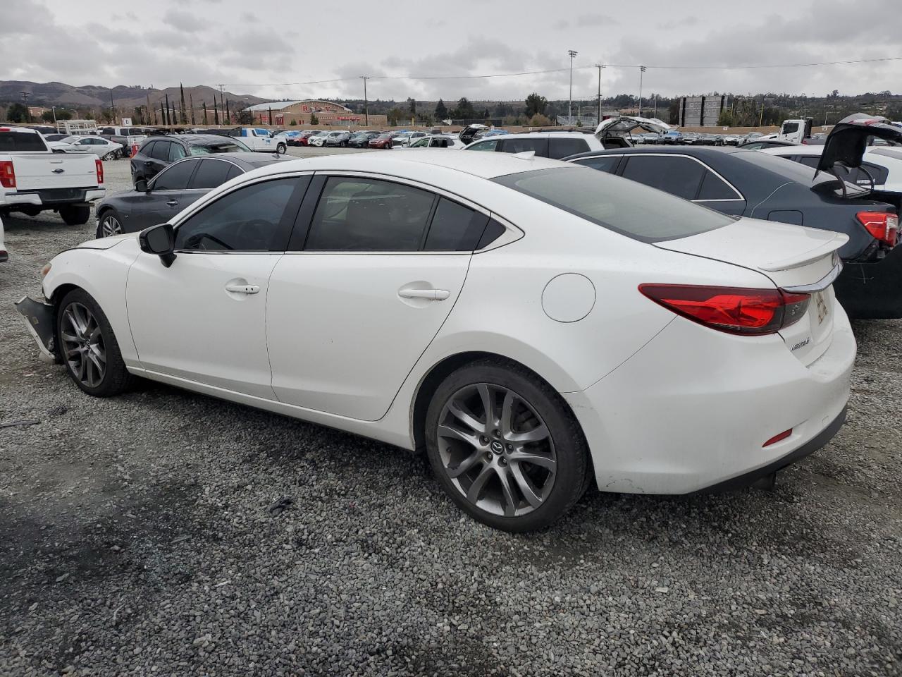 2015 Mazda 6 VIN JM1GJ1W50F1220486 Copart auction photo, front end damage thumbnail 2
