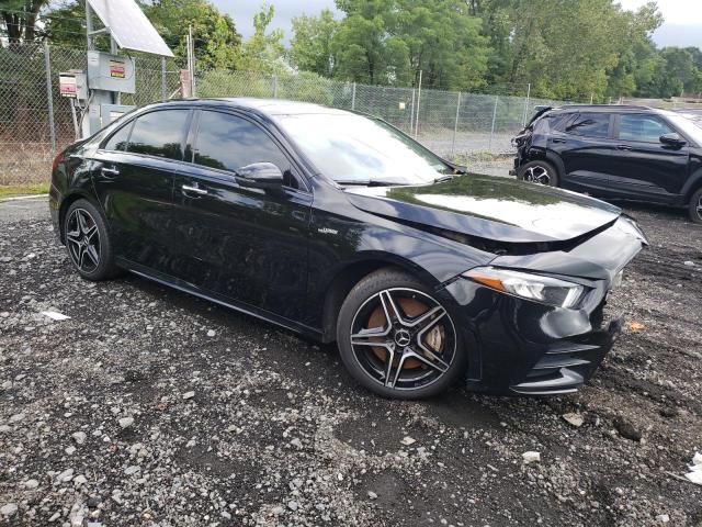 2021 Mercedes-Benz A-klasse VIN W1K3G5BB4MJ293055 Copart auction photo, front end / side damage thumbnail 4