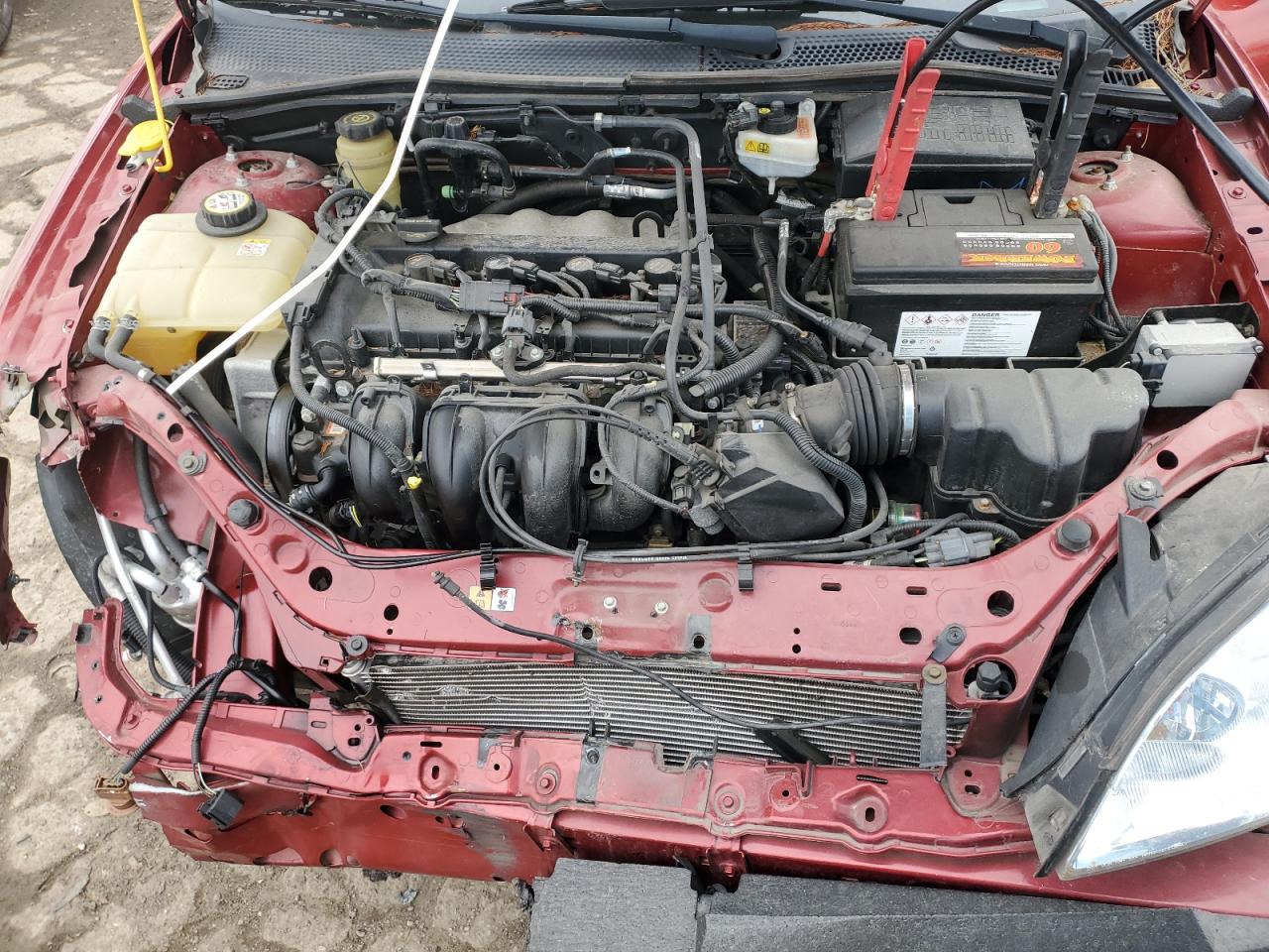 2005 Ford Focus VIN 1FAFP34N85W241506 Copart auction photo, front end damage thumbnail 11