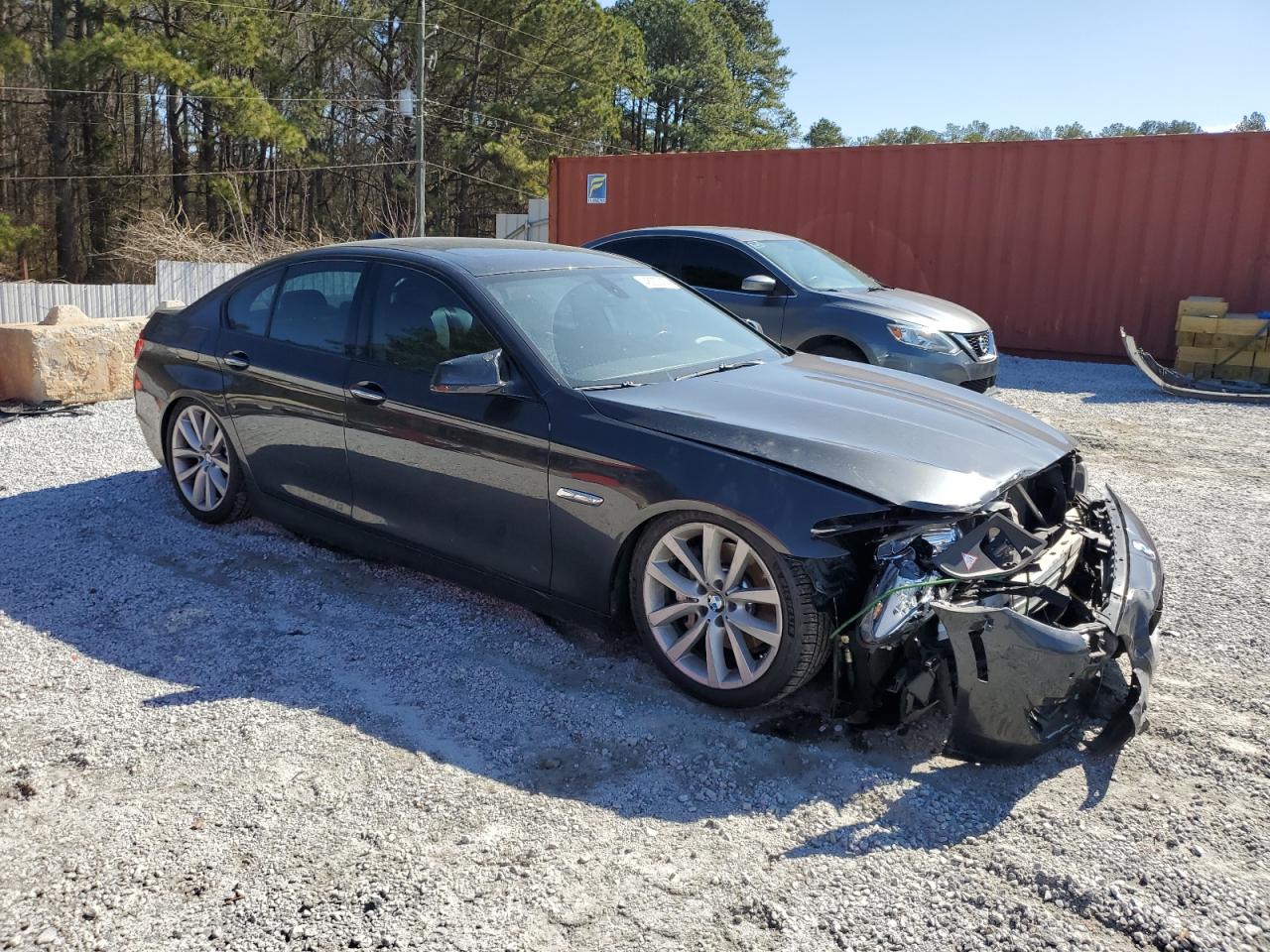 2012 BMW 5er VIN WBAFR7C59CC812803 Copart auction photo, front end / mechanical damage thumbnail 4
