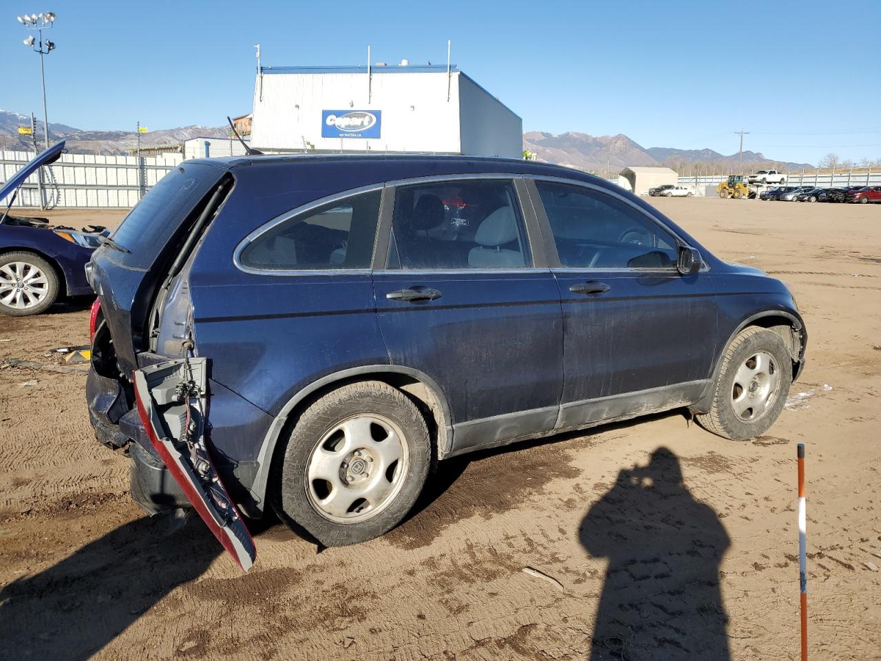 2009 Honda CR-V VIN 5J6RE48379L001294 Copart auction photo, rear end / front end damage thumbnail 3