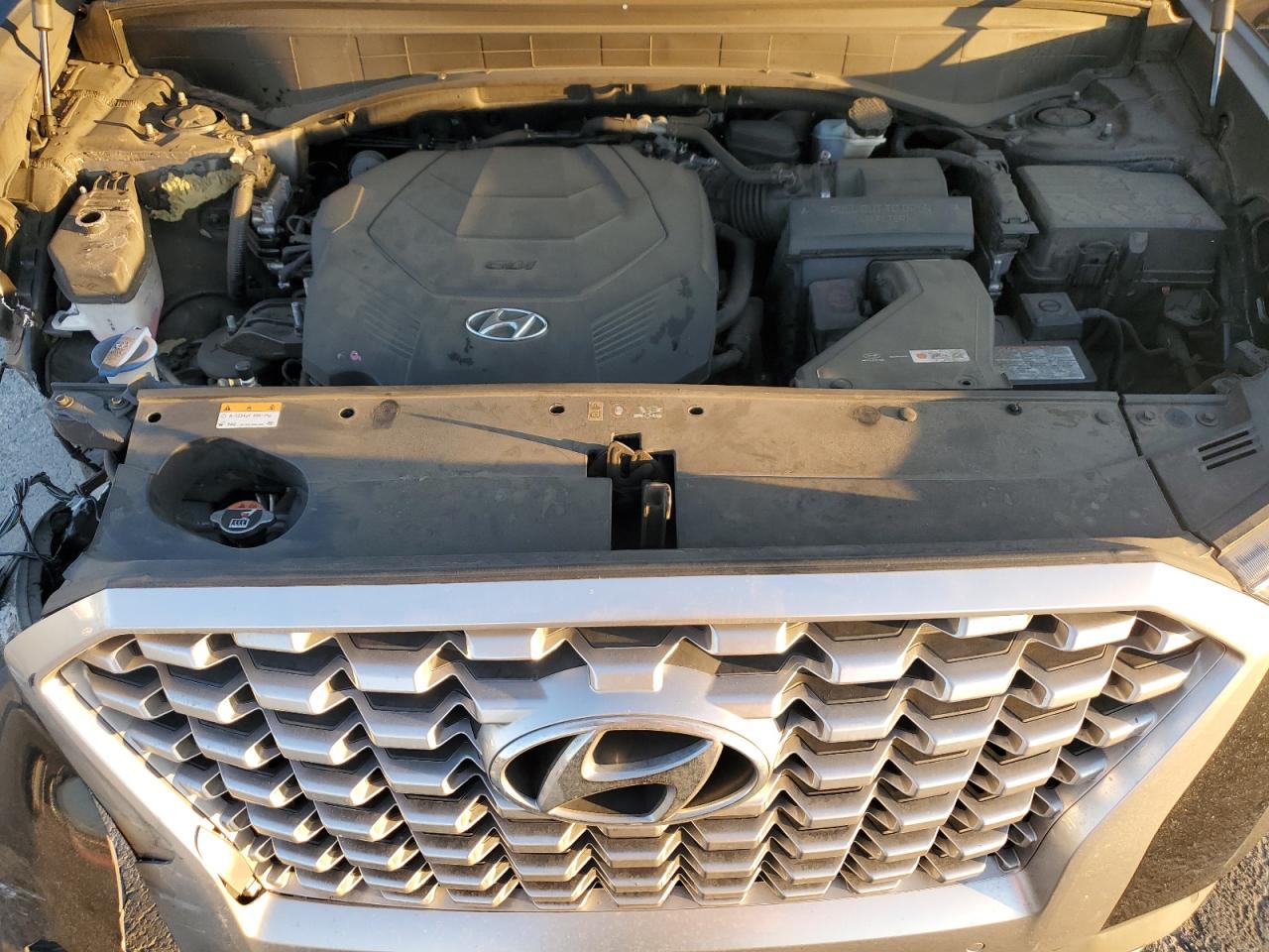 2022 Hyundai Palisade VIN KM8R4DHE8NU485986 Copart auction photo, all over damage thumbnail 14