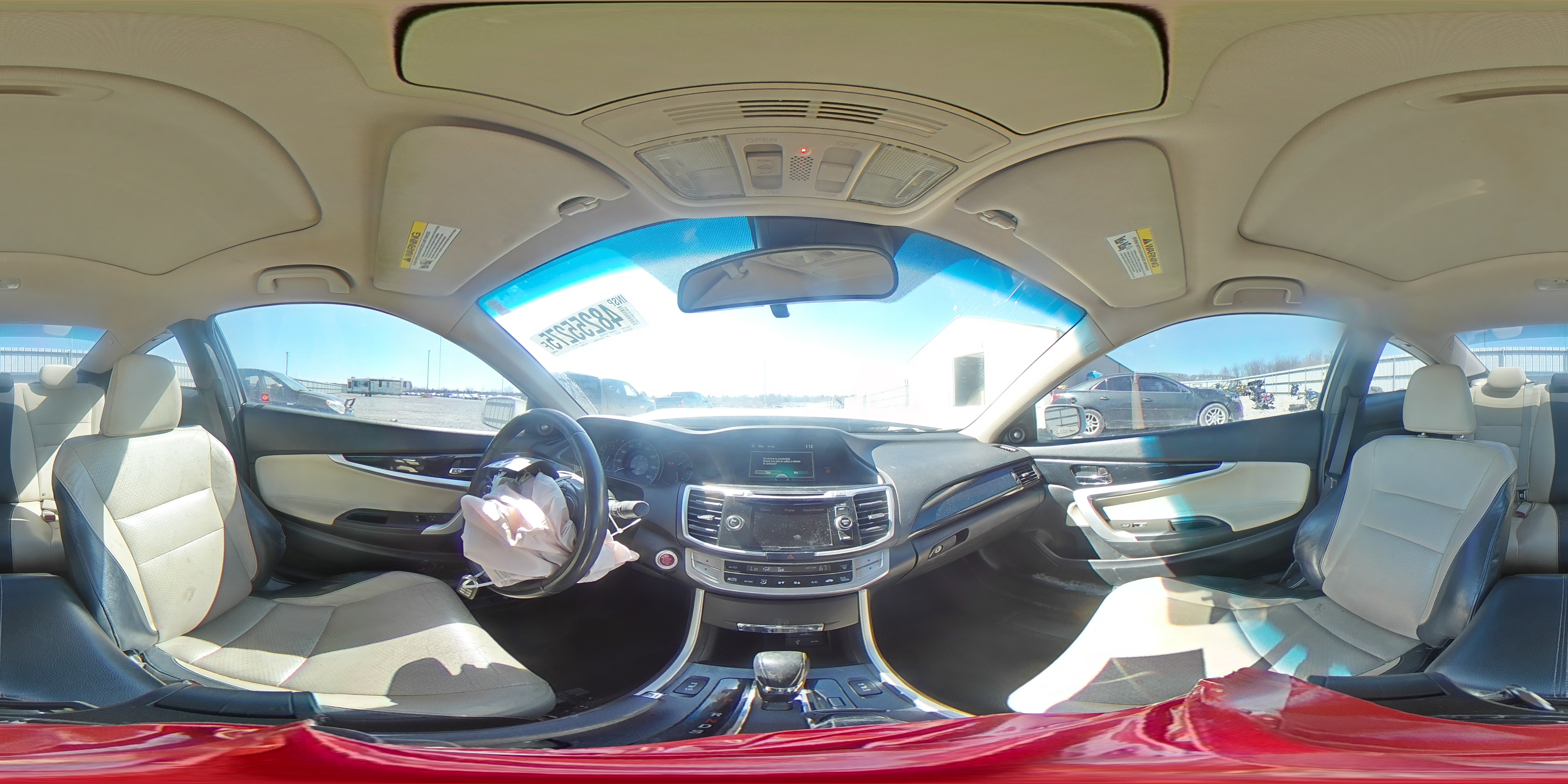 2013 Honda Accord VIN 1HGCT1B87DA000639 Copart auction photo, front end / rear end damage thumbnail 13