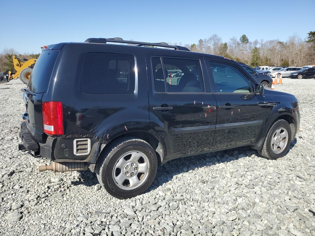 2012 Honda Pilot VIN 5FNYF3H28CB019443 Copart auction photo, rear end / minor dent/scratches damage thumbnail 3