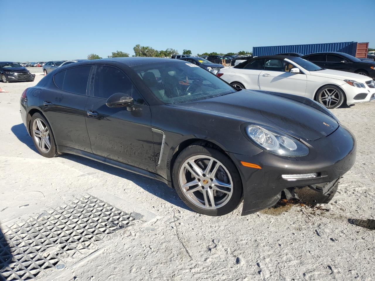2015 Porsche Panamera VIN WP0AA2A77FL000948 Copart auction photo, front end / undercarriage damage thumbnail 4
