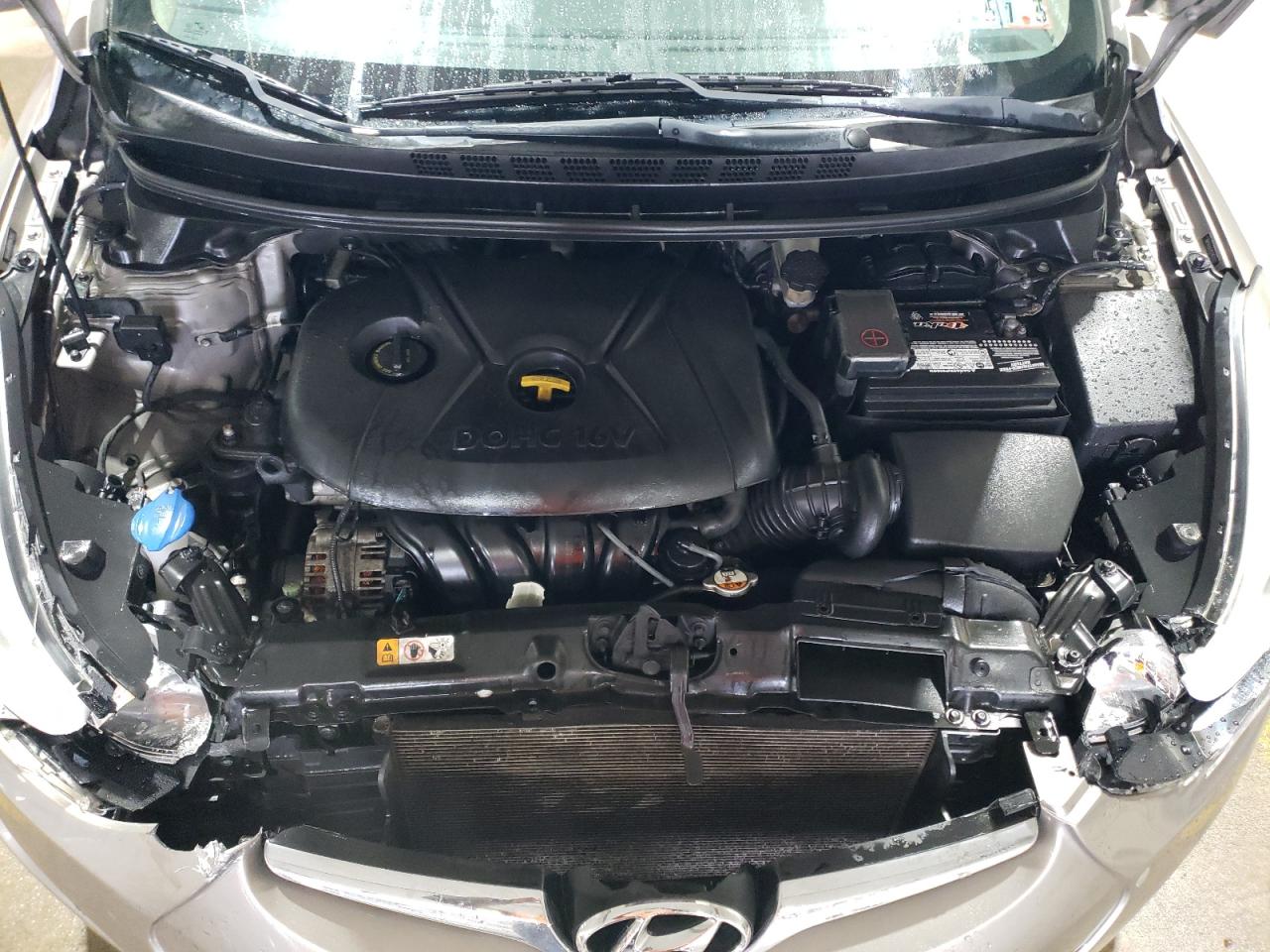 2014 Hyundai Elantra VIN 5NPDH4AE4EH462955 Copart auction photo, front end damage thumbnail 11