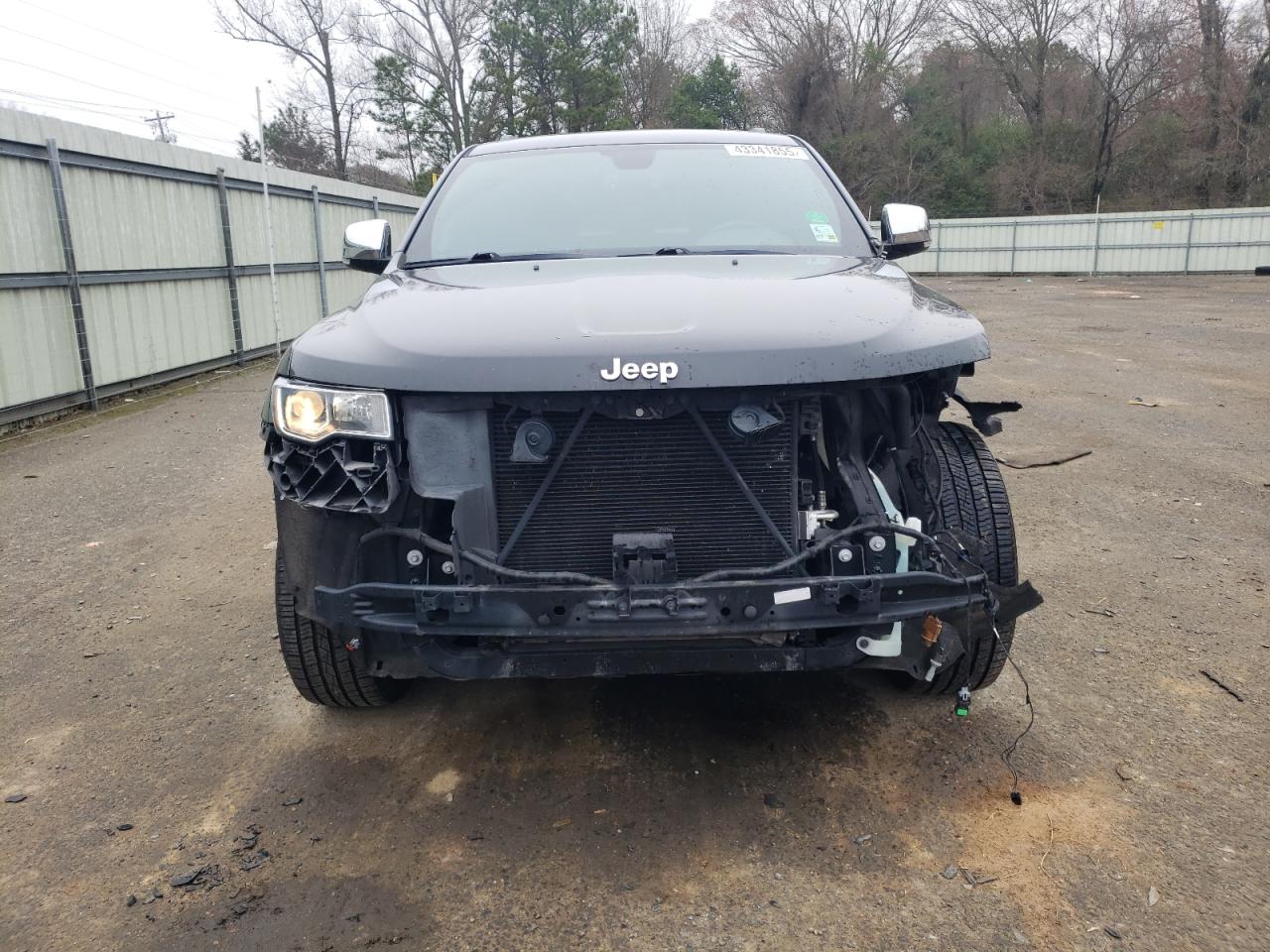 2019 Jeep Grand Cherokee VIN 1C4RJEBG9KC615580 Copart auction photo, front end damage thumbnail 5