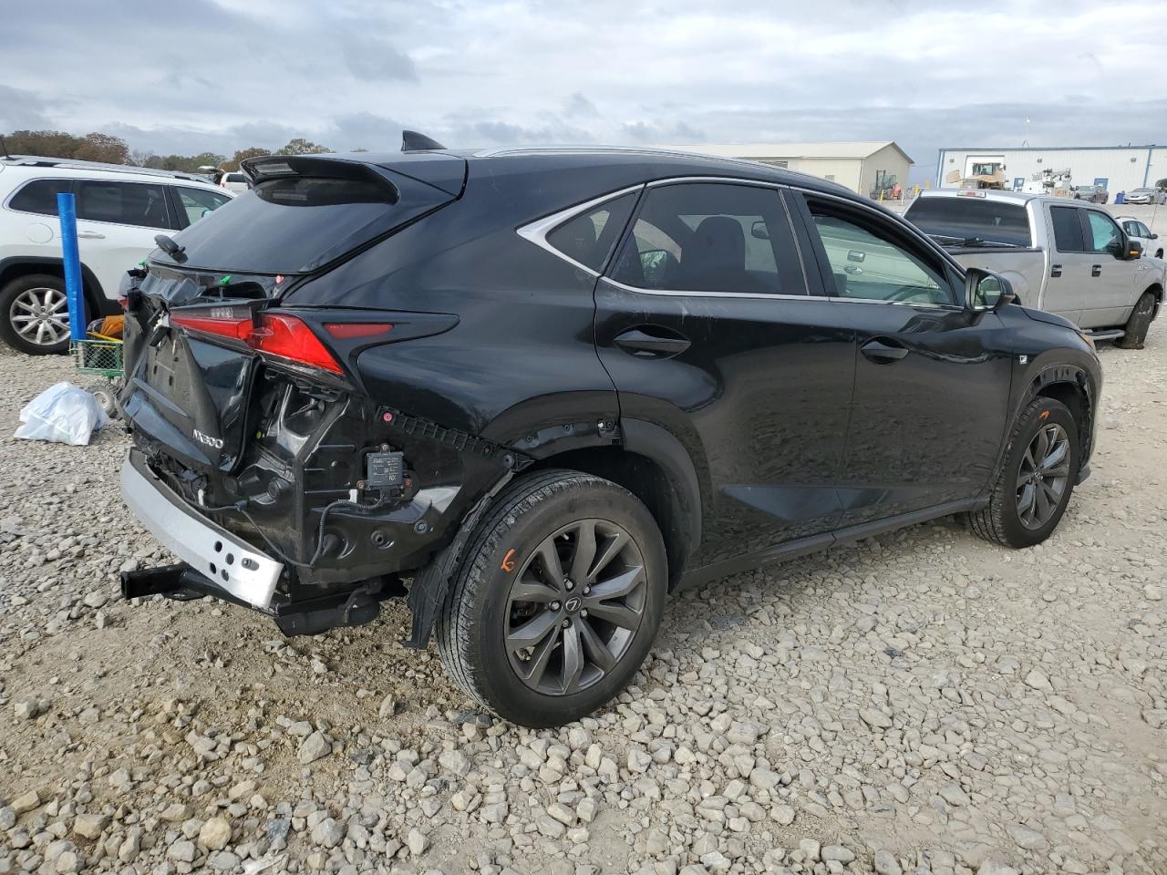 2018 Lexus NX VIN JTJYARBZ7J2098222 Copart auction photo, rear end damage thumbnail 3