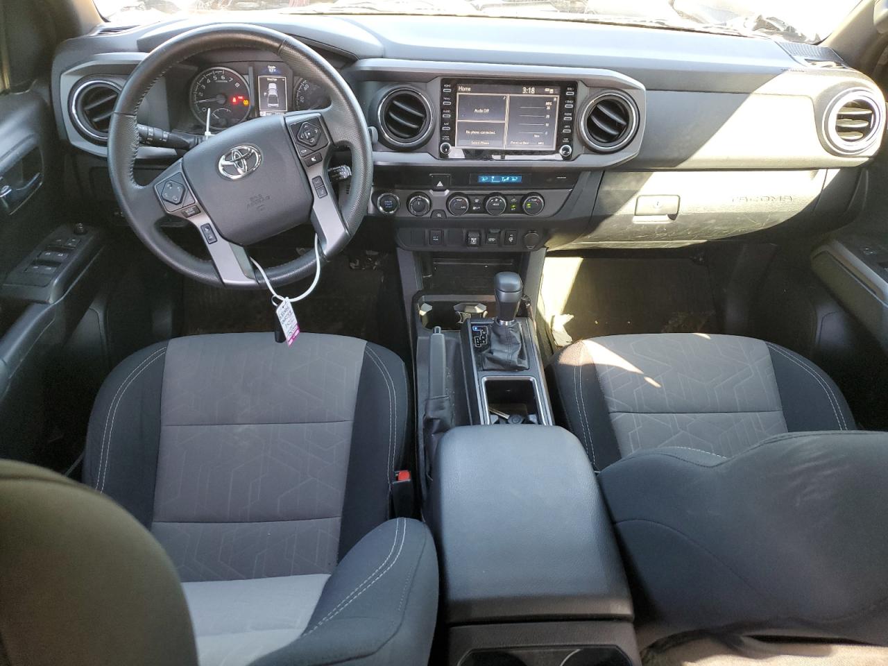 2021 Toyota Tacoma VIN 3TMCZ5ANXMM451143 Copart auction photo, front end / side damage thumbnail 8