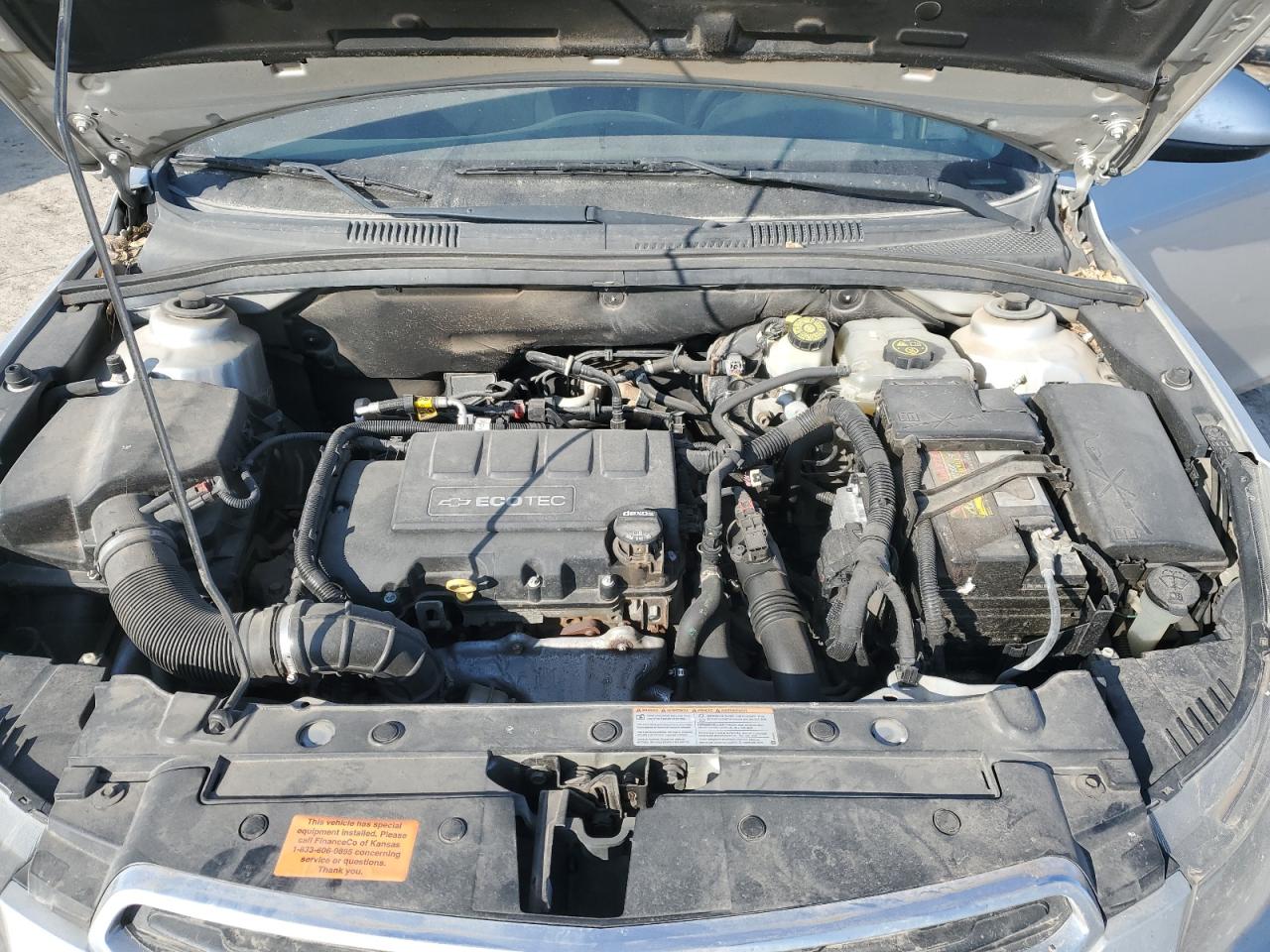 2016 Chevrolet Cruze VIN 1G1PE5SB0G7133749 Copart auction photo, rear end damage thumbnail 11