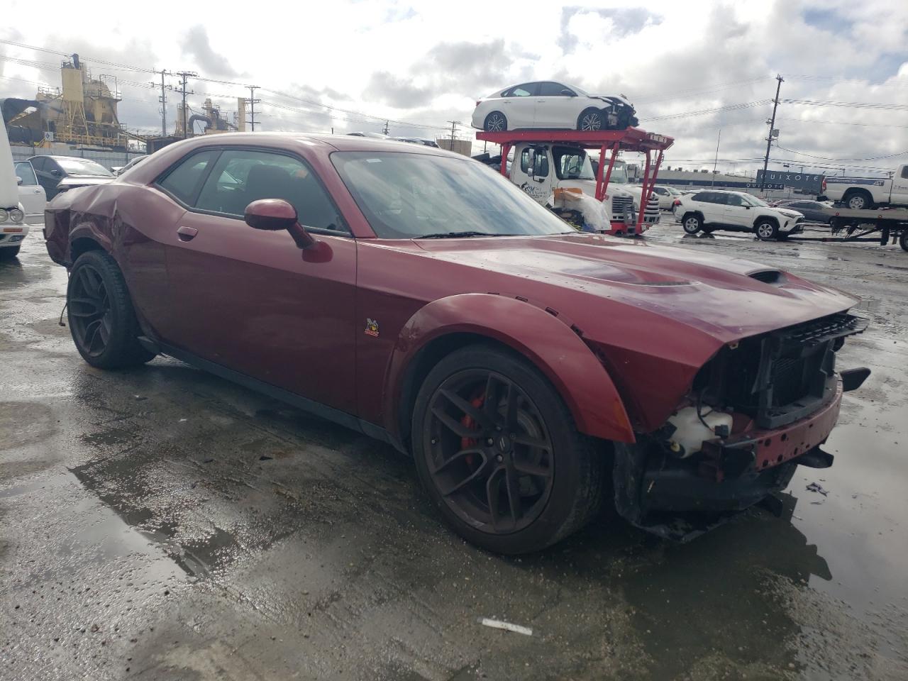2020 Dodge Challenger VIN 2C3CDZFJ4LH221630 Copart auction photo, all over damage thumbnail 4