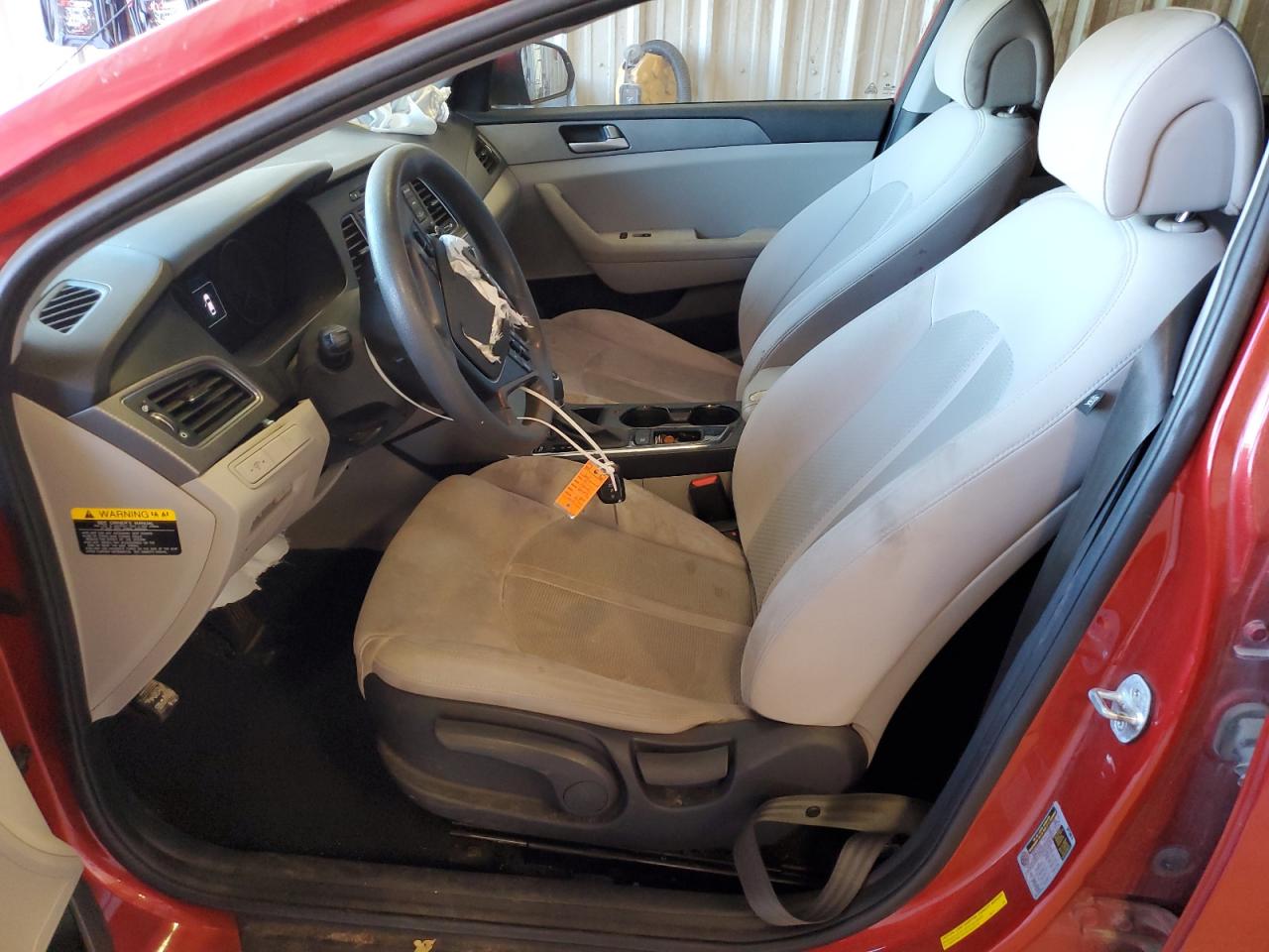 2017 Hyundai Sonata VIN 5NPE24AFXHH521106 Copart auction photo, front end / hail damage thumbnail 7