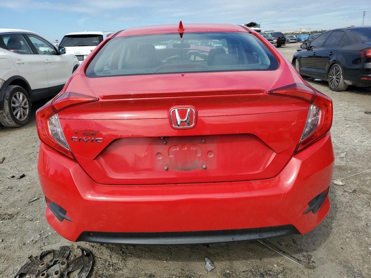 2016 Honda Civic VIN 2HGFC1F30GH652715 Copart auction photo, front end damage thumbnail 6