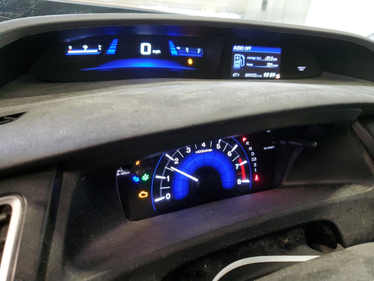 2013 Honda Civic VIN 19XFB2F52DE078425 Copart auction photo, front end damage thumbnail 9