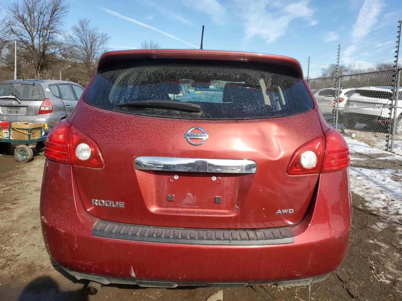 2012 Nissan Rogue VIN JN8AS5MV5CW384669 Copart auction photo, front end / minor dent/scratches damage thumbnail 6