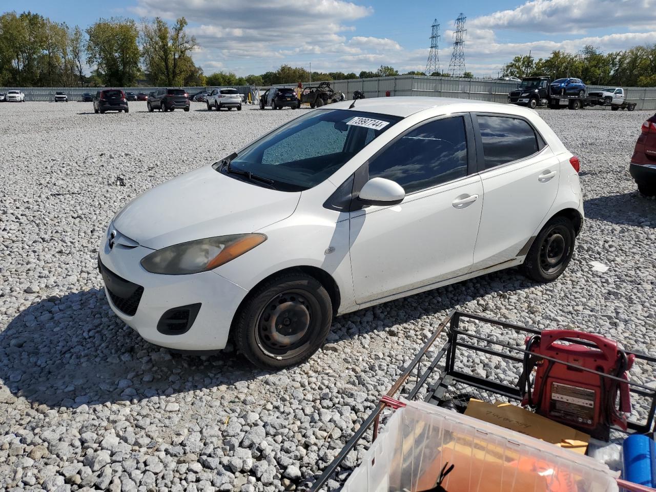 2014 Mazda 2 VIN JM1DE1KY5E0172866