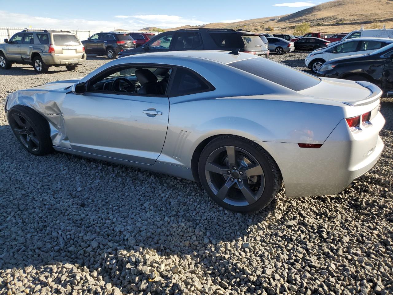 2011 Chevrolet Camaro VIN 2G1FC1ED2B9163947 Copart auction photo, front end / side damage thumbnail 2