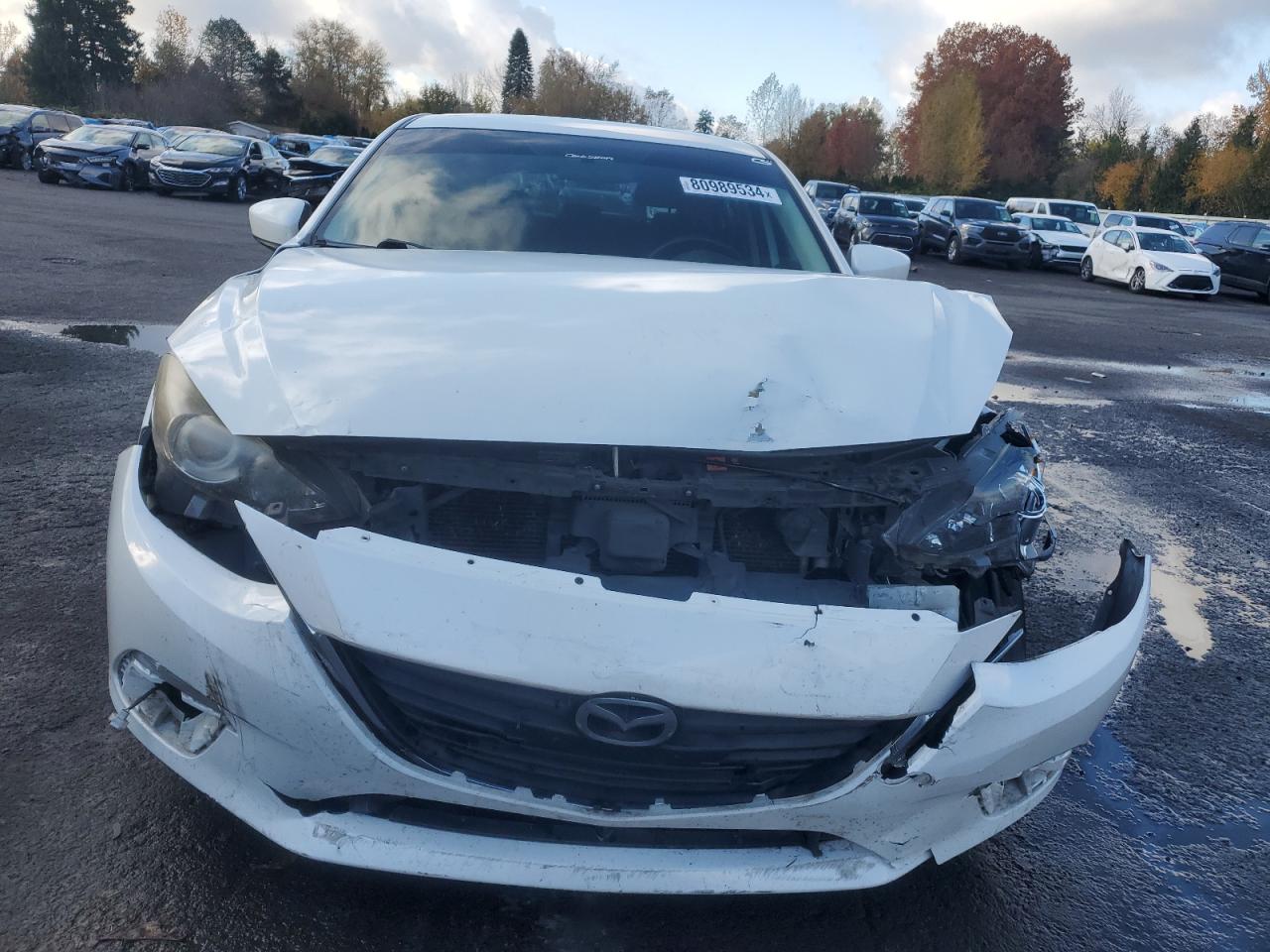 2014 Mazda 3 VIN JM1BM1K70E1199825 Copart auction photo, front end / rear end damage thumbnail 5