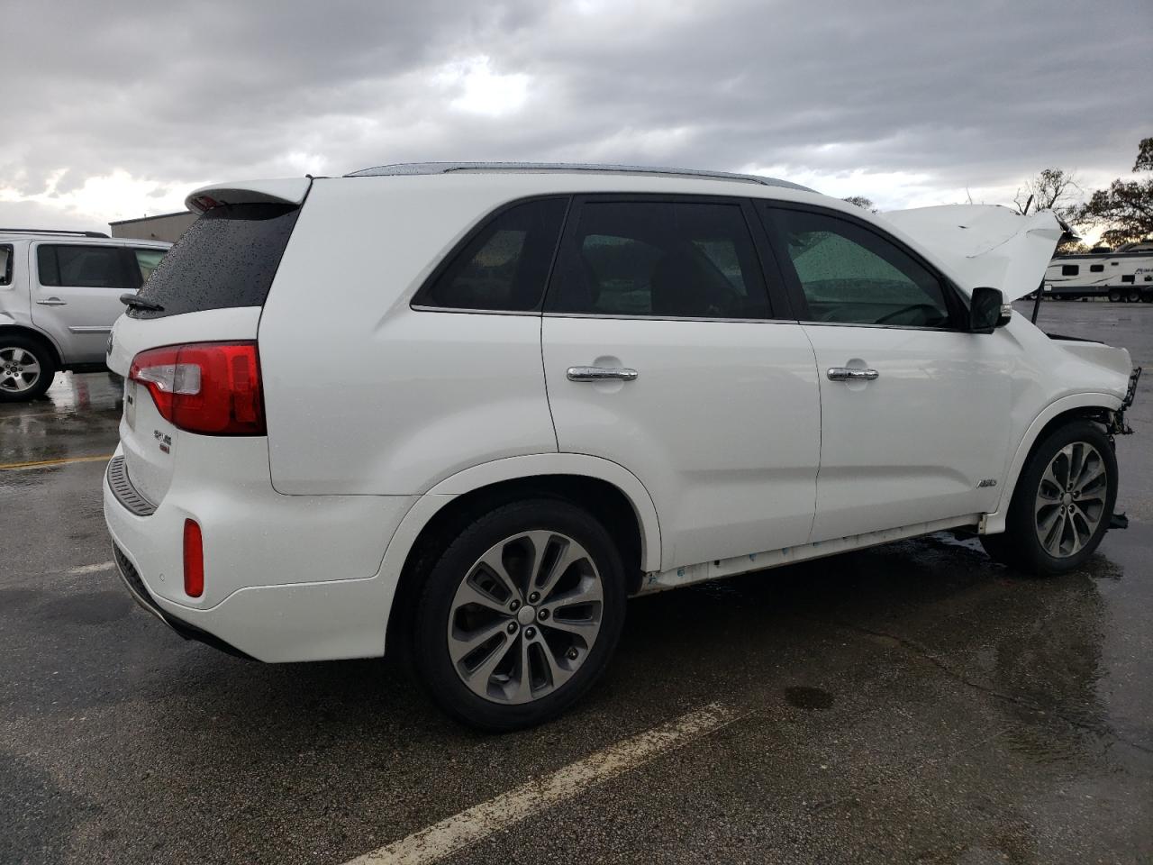 2014 KIA Sorento VIN 5XYKWDA79EG541415 Copart auction photo, front end damage thumbnail 3