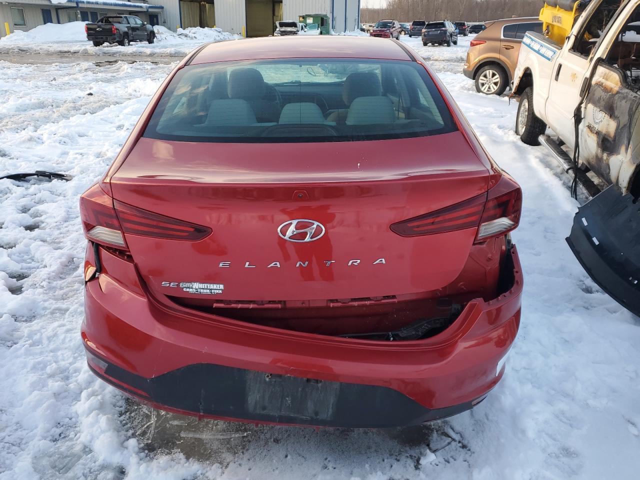 2019 Hyundai Elantra VIN 5NPD74LF7KH453848 Copart auction photo, all over / vandalism damage thumbnail 6