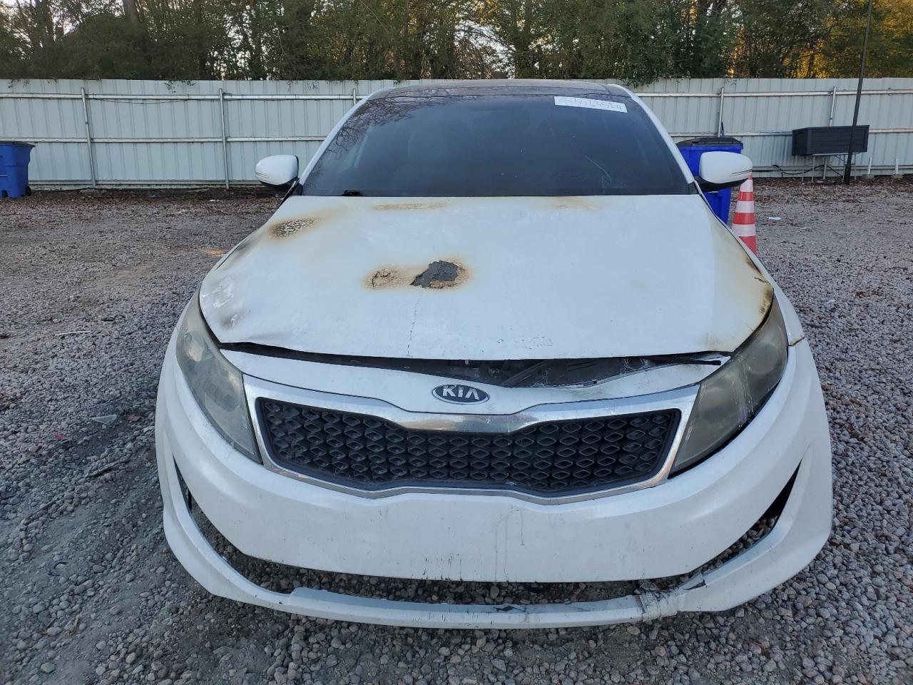 2013 KIA Optima VIN 5XXGR4A60DG167767 Copart auction photo, burn - engine damage thumbnail 5