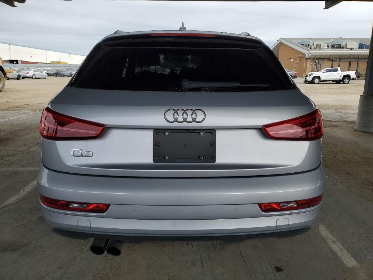 2016 Audi Q3 VIN WA1BFCFS8GR005464 Copart auction photo, front end / side damage thumbnail 6