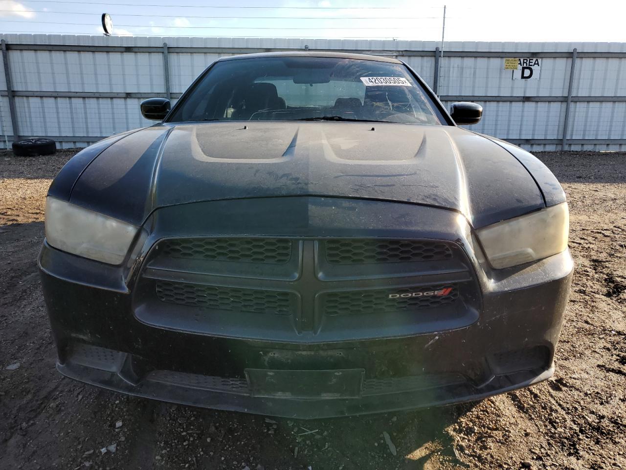 2014 Dodge Charger VIN 2C3CDXAT8EH150657 Copart auction photo, rear end damage thumbnail 5