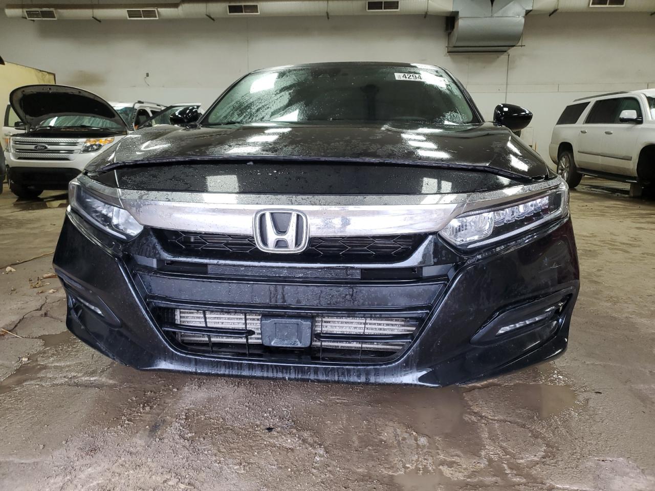 2018 Honda Accord VIN 1HGCV1F47JA059753 Copart auction photo, rear end / side damage thumbnail 5
