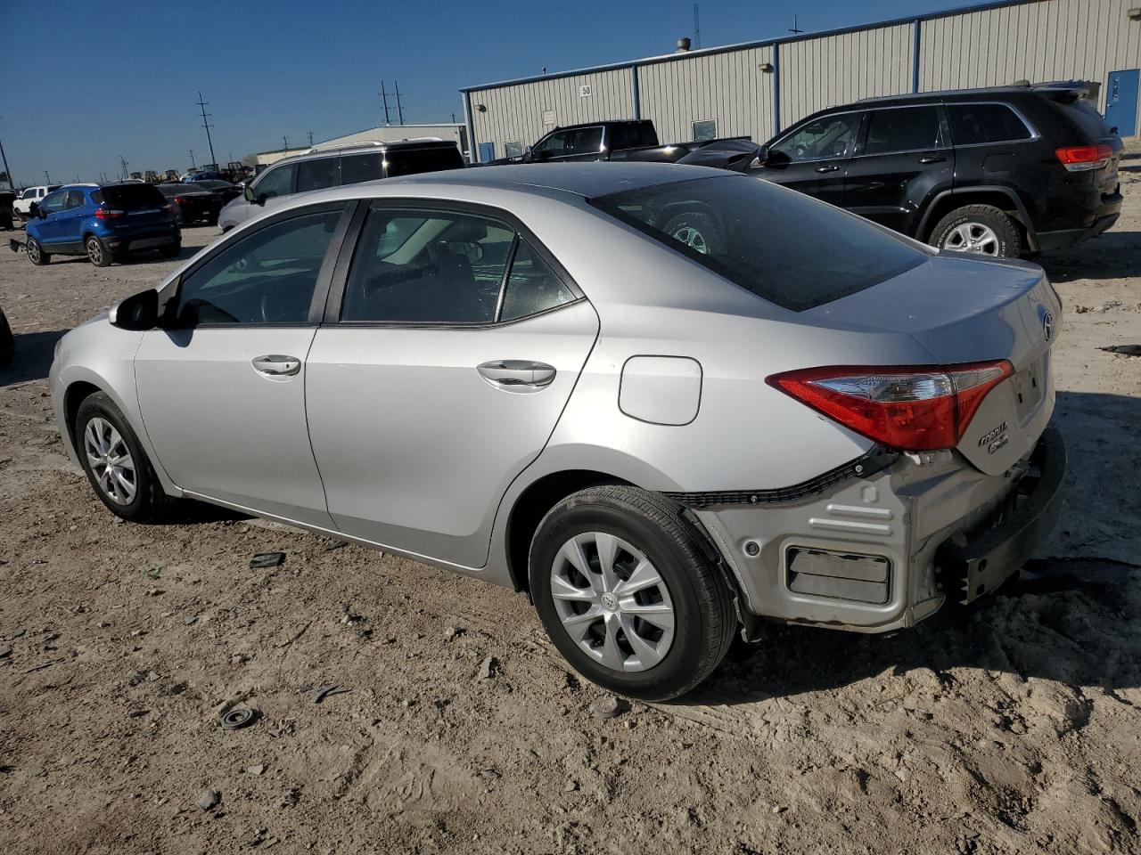2014 Toyota Corolla VIN 5YFBURHE3EP052270 Copart auction photo, rear end damage thumbnail 2