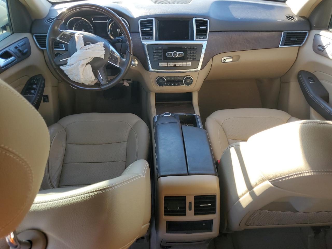 2015 Mercedes-Benz M-klasse VIN 4JGDA5HB5FA618916 Copart auction photo, front end damage thumbnail 8