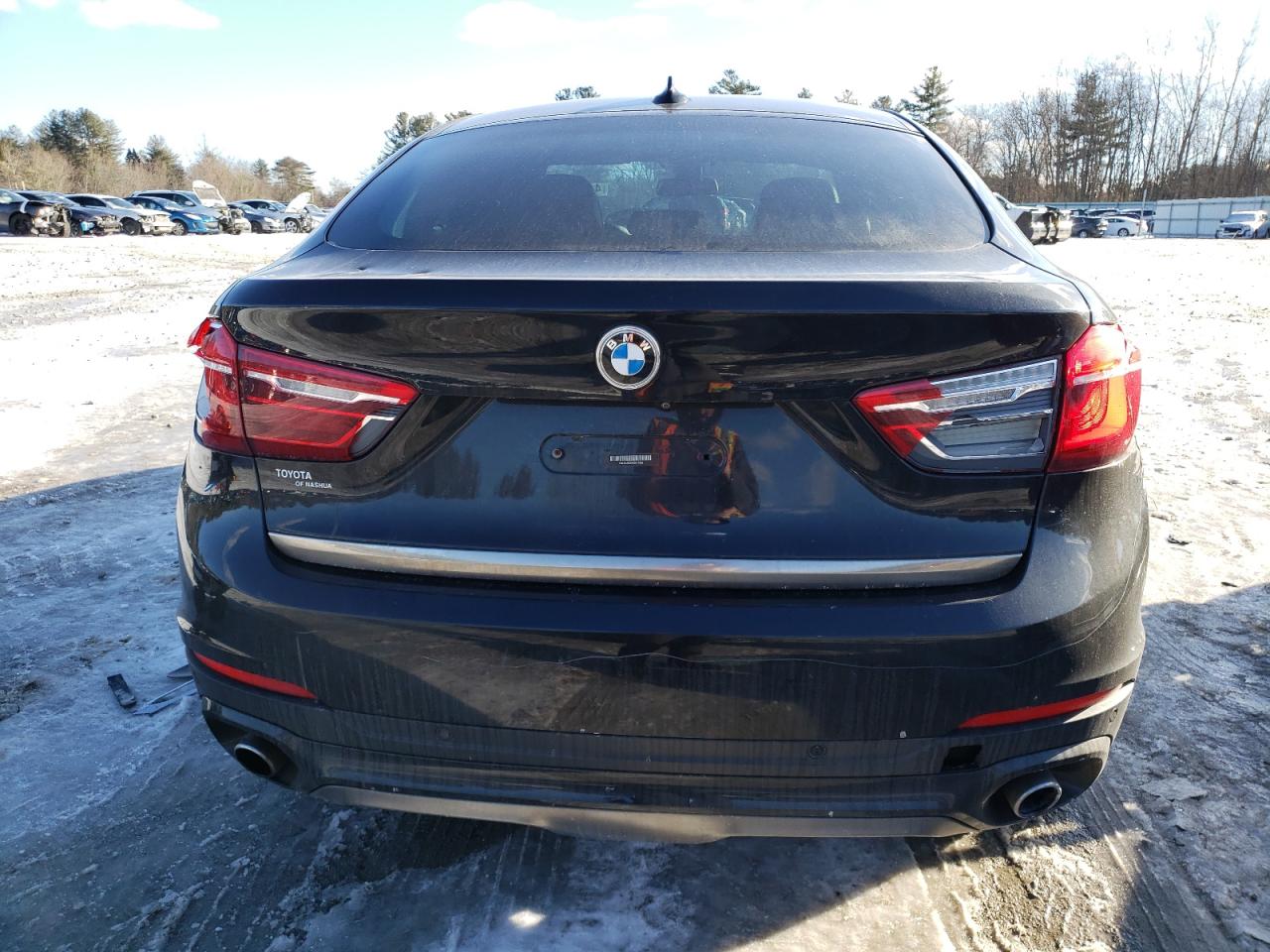 2017 BMW X6 VIN 5UXKU2C30H0X47588 Copart auction photo, vandalism damage thumbnail 6