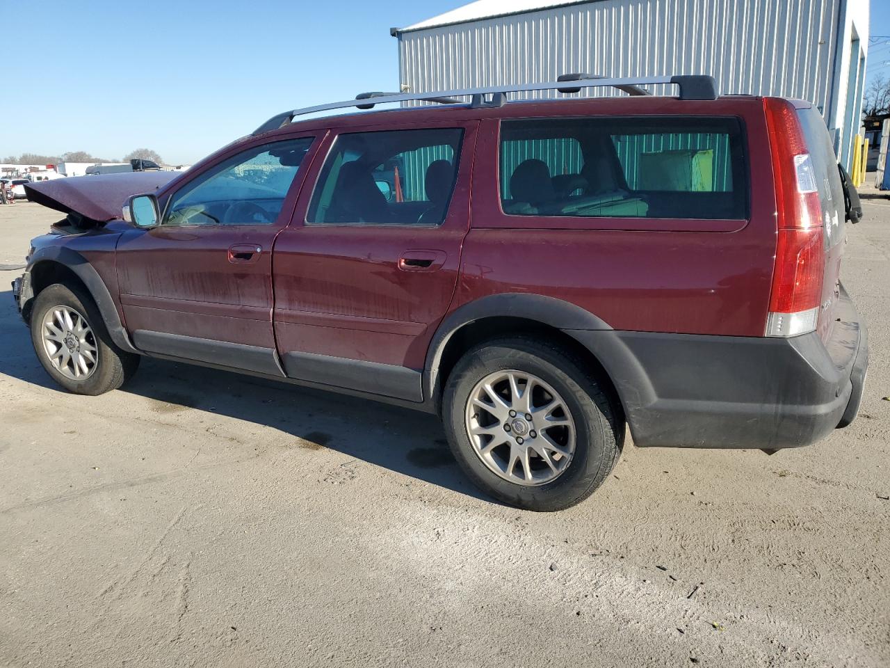 2007 Volvo XC70 VIN YV4SZ592771280100 Copart auction photo, front end damage thumbnail 2