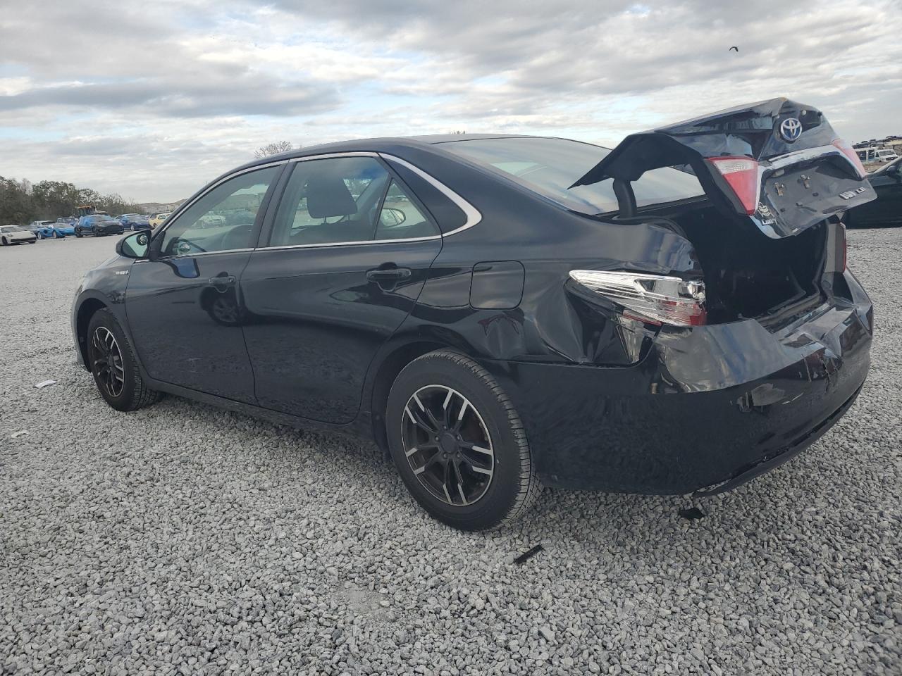 2015 Toyota Camry VIN 4T1BD1FKXFU154935 Copart auction photo, rear end damage thumbnail 2