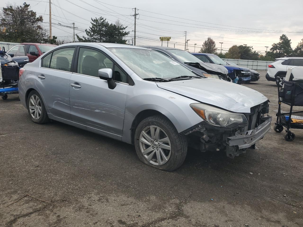 2015 Subaru Impreza VIN JF1GJAC61FH005399 Copart auction photo, all over damage thumbnail 4