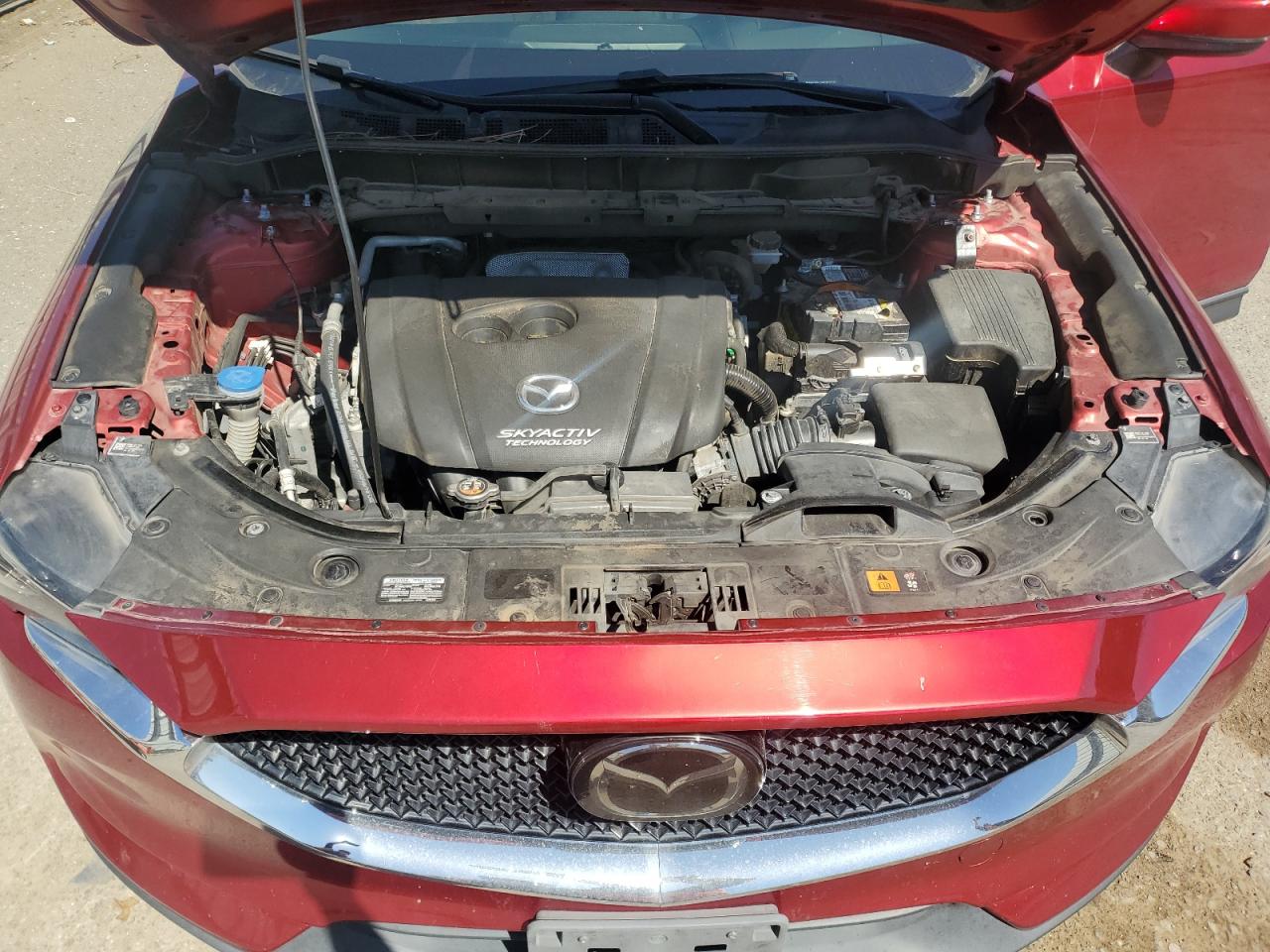 2017 Mazda CX-5 VIN JM3KFADL1H0182716 Copart auction photo, hail damage thumbnail 12