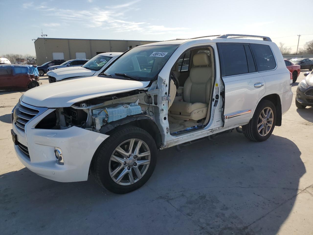2013 Lexus LX VIN JTJHY7AX9D4125185 - Copart auction photo