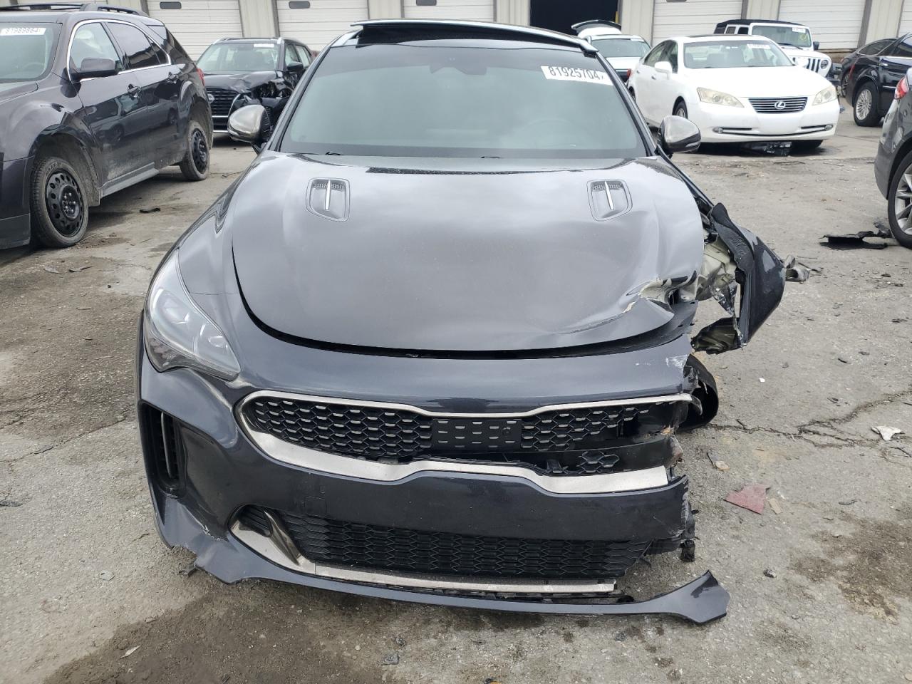 2022 KIA Stinger VIN KNAE55LC5N6107105 Copart auction photo, front end / minor dent/scratches damage thumbnail 5