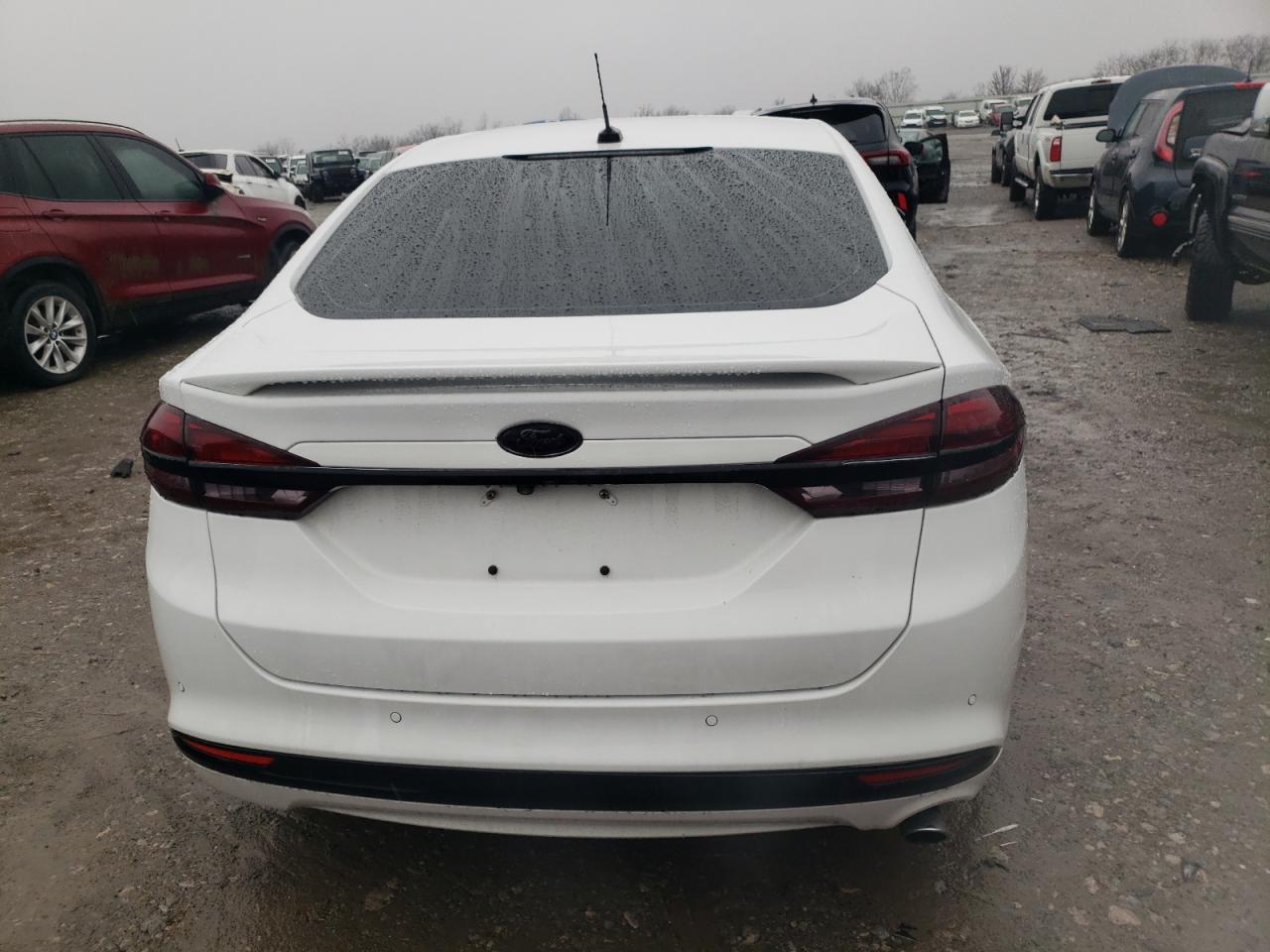 2017 Ford Fusion VIN 3FA6P0SU8HR184935 Copart auction photo, front end damage thumbnail 6