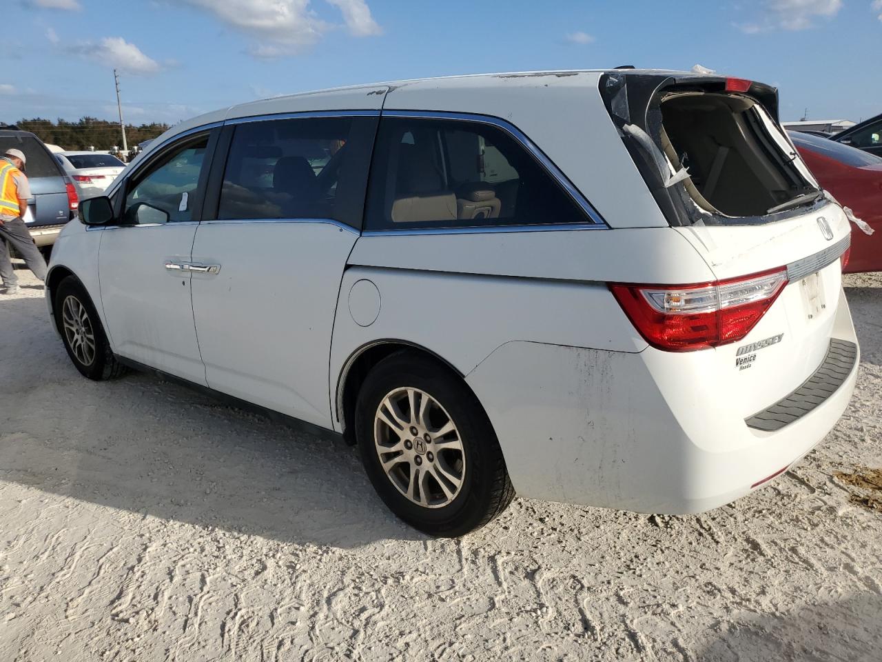 2012 Honda Odyssey VIN 5FNRL5H60CB057034 Copart auction photo, water/flood damage thumbnail 2