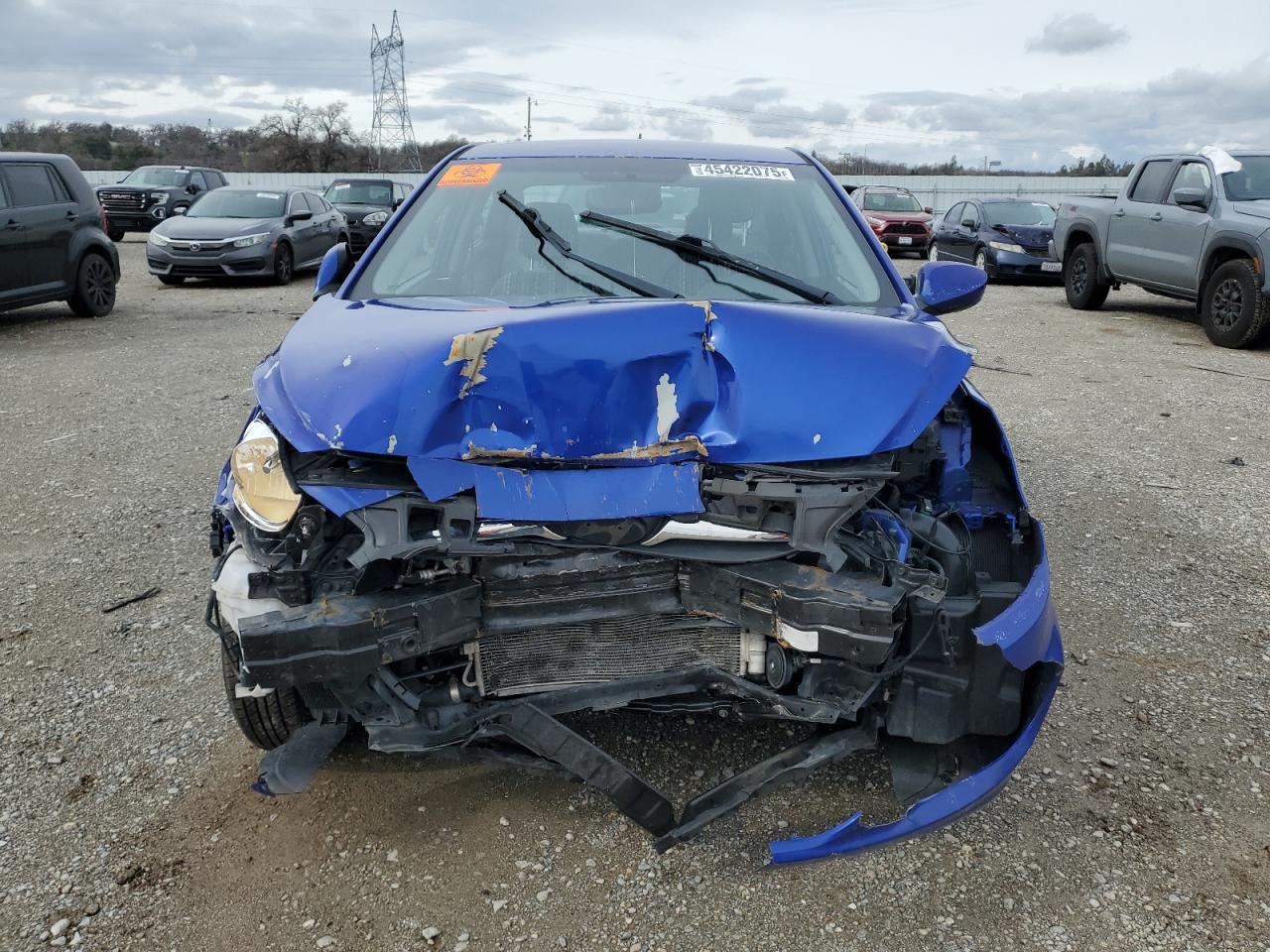 2013 Hyundai Accent VIN KMHCT4AEXDU402849 Copart auction photo, front end / rear end damage thumbnail 5