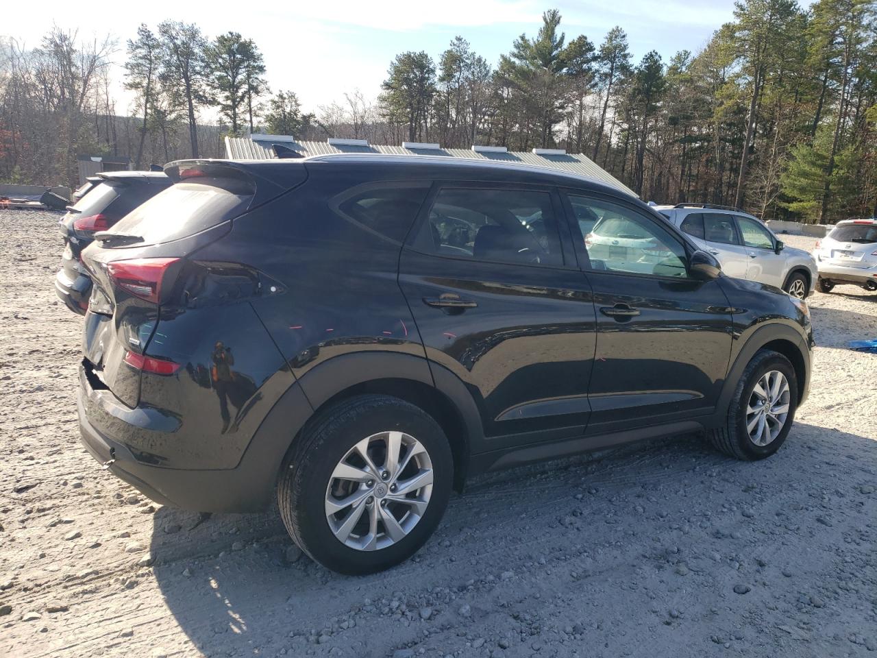 2021 Hyundai Tucson VIN KM8J3CA41MU366817 Copart auction photo, rear end damage thumbnail 3