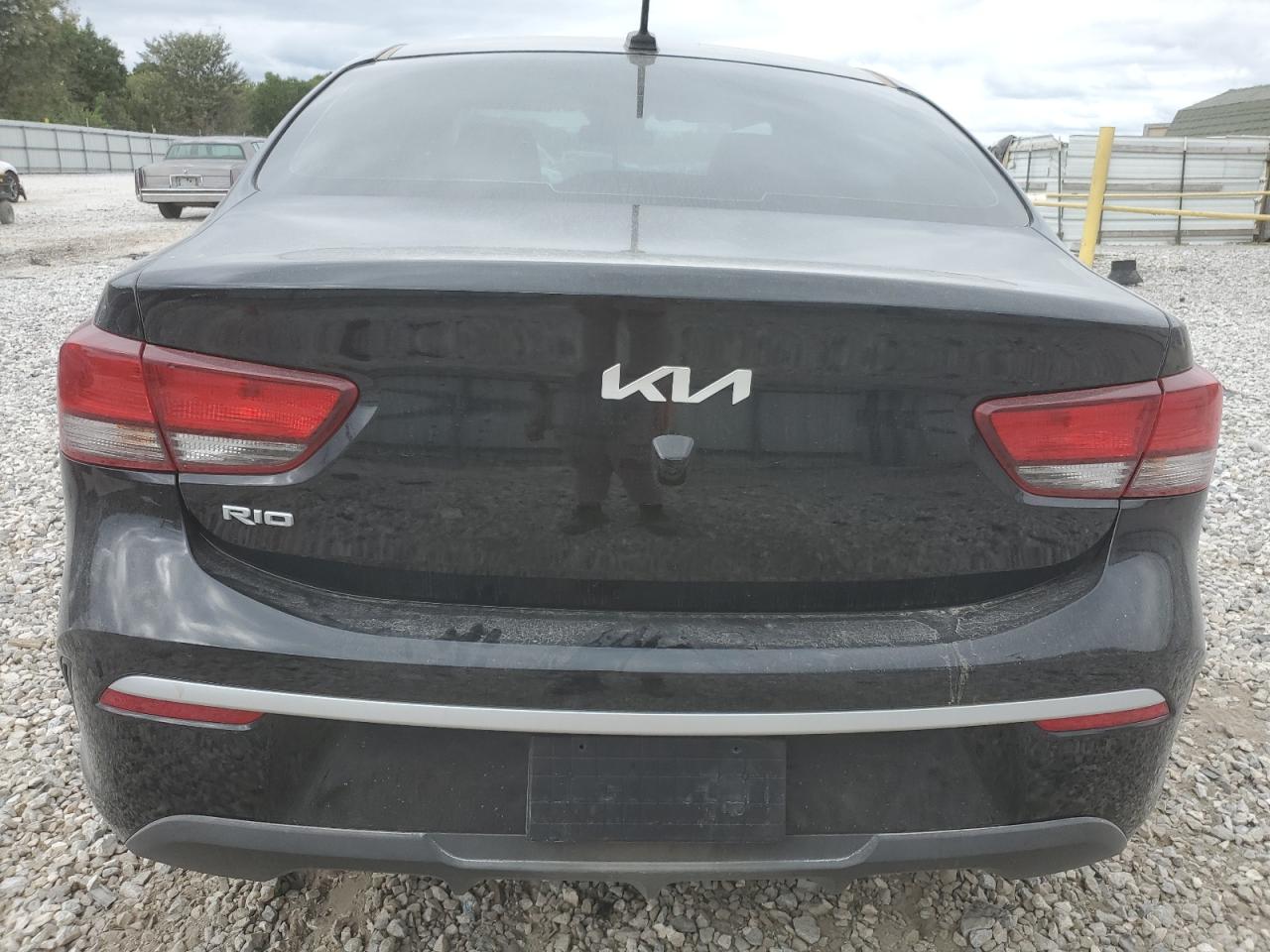 2023 KIA Rio VIN 3KPA24AD6PE605116 Copart auction photo, all over damage thumbnail 6