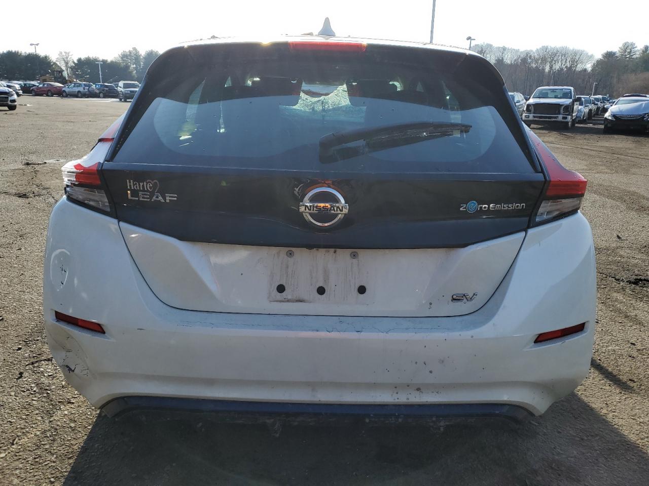 2019 Nissan Leaf VIN 1N4AZ1CP7KC312459 Copart auction photo, all over damage thumbnail 6