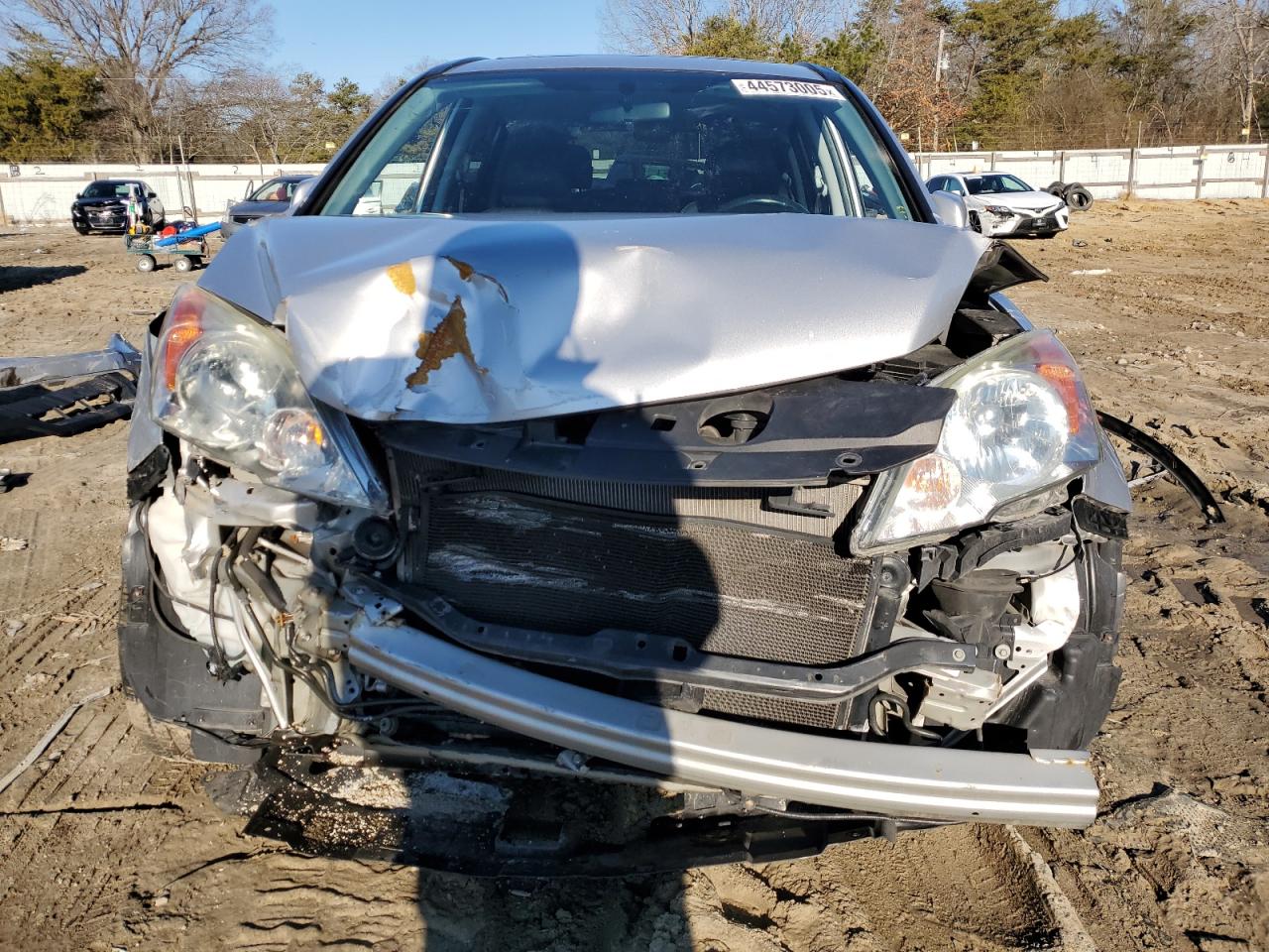 2010 Honda CR-V VIN 5J6RE3H78AL009230 Copart auction photo, front end damage thumbnail 5